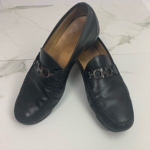 Men’s Ferragamo Size 11 1/2 slip on Shoes Black